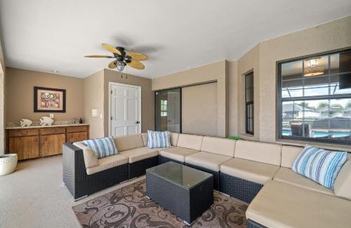 Apollo Beach House | Surfside Beach House - Gorgeous Canal Front Home - Heated Pool & Boat Dock