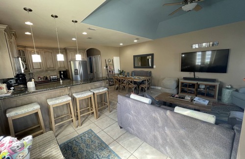 South Padre Island Condo | Surfside condo with balcony view, 125 steps to the beach, heated pool, sleeps 6