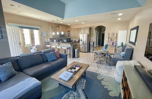 South Padre Island Condo | Surfside condo with balcony view, 125 steps to the beach, heated pool, sleeps 6