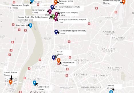 Baranagar Apartment | Swarna Biroti Kolkata - 20 mins Airport 7 mins metro 0 mins bus stop