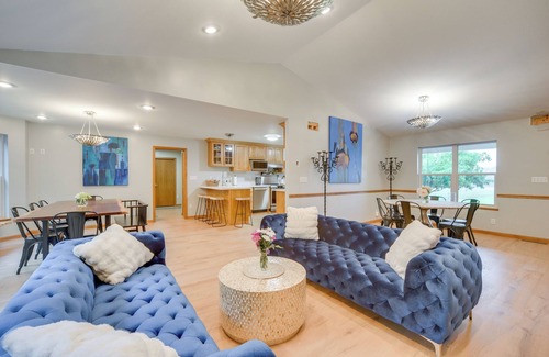 Siren House | Swim Dock & Game Room: Lakefront Home in Siren!