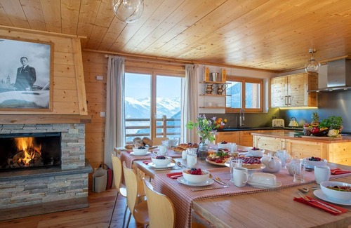 Mayens-de-Riddes Ski Chalet | Swiss Mountain Chalet Skyfall