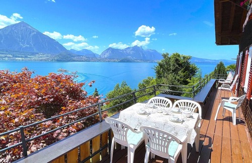 Merligen Ski Chalet | SwissHut Stunning Views Alps & Lake - Chalet Christina
