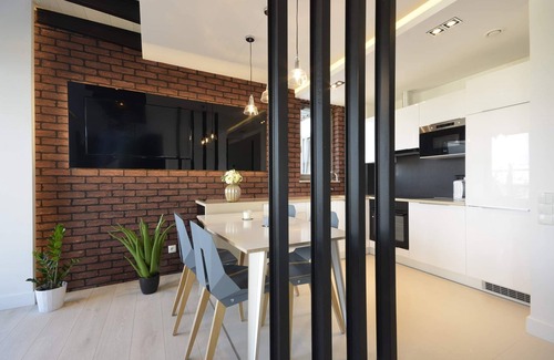 Gdansk City Center Apartment | Szafarnia 11F | Storey Apartments | Balcony