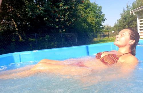gmina Piotrkow Kujawski Villa | Szary Domek 1 jacuzzi komienk sauna klimatyzacja jezioro