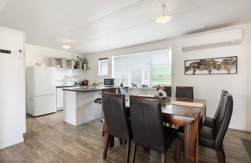 Papamoa Beach House | T Two Salty Shack - right across from the beach!