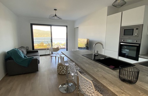 Le Ricanto Apartment | T2 apartment, sea view, at the entrance to Ajaccio.