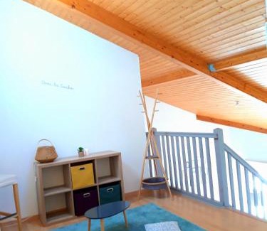 Soustons Apartment | T3 duplex lumineux en centre-ville (plage à 10mn)