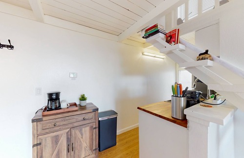 Tahoe Village Condo | Tahoe Village condo in Stateline with mountain views, sleeps 4