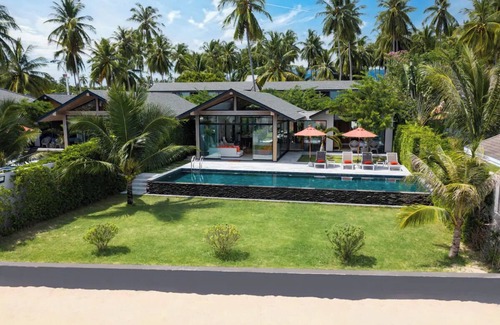 Laem Set Villa | 【 Talay 】 New 5BR Beach Villa Infinity Pool