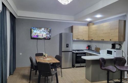 Kutaisi Apartment | Tatulis house white bridge