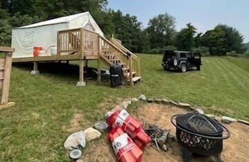 Ironto RV Rental | Tentrr Signature Site - Bears Playground, a Wilderness Retreat