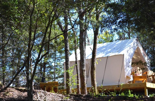 Montalba RV Rental | Tentrr Signature Site - Whispering Oaks Pond View
