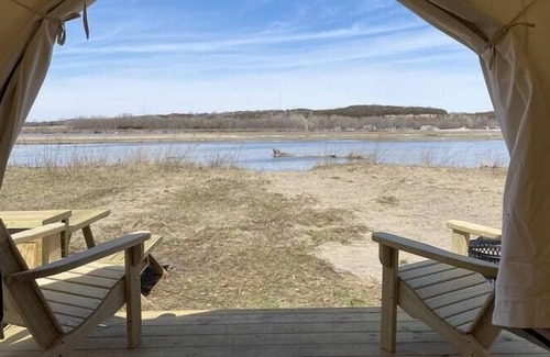 Cass County RV Rental | Tentrr State Park Site - Nebraska Louisville SRA - Riverview C - Single Camp
