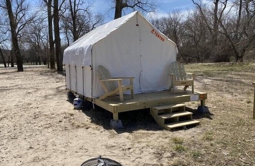 Cass County RV Rental | Tentrr State Park Site - Nebraska Louisville SRA - Riverview C - Single Camp