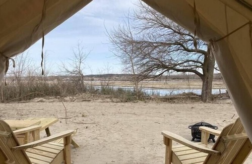 Cass County RV Rental | Tentrr State Park Site - Nebraska Louisville SRA – Cottonwood E – Single Camp