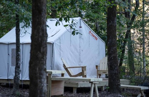 McComb RV Rental | Tentrr State Park Site - Mississippi Percy Quin State Park - Southside Lakeview
