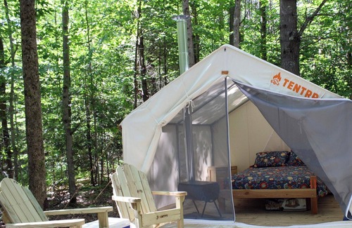 Pownal RV Rental | Tentrr State Park Site - Maine Bradbury State Park - Site 1 - Single Camp