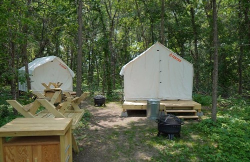 Burbank RV Rental | Tentrr State Park Site - Nebraska Ponca State Park River Vista G Double Camp