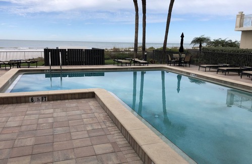 Redington Shores Condo | Tequila Sunset - Ground Floor Beachfront! January February Availability 2026!