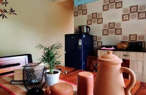 Nagoa Apartment | Terra: Pvt Apartment w Pool at Arpora by Slow Stays
