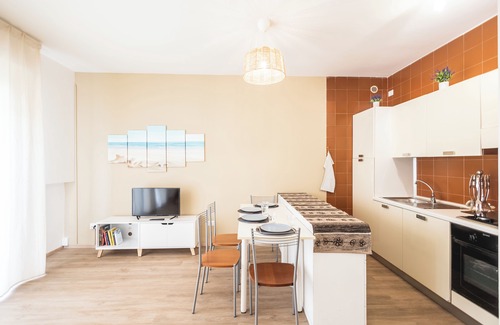 Misano Adriatico Apartment | Terrace with view of the harbor - 5 min to the beach