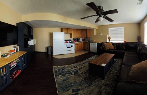 Provo House | Terrific 3-bedroom, 2 Bath House Lower Unit, Hot Tub, King Private Suite, Yard