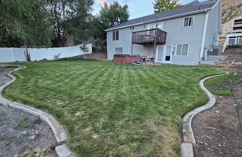 Provo House | Terrific 3-bedroom, 2 Bath House Lower Unit, Hot Tub, King Private Suite, Yard