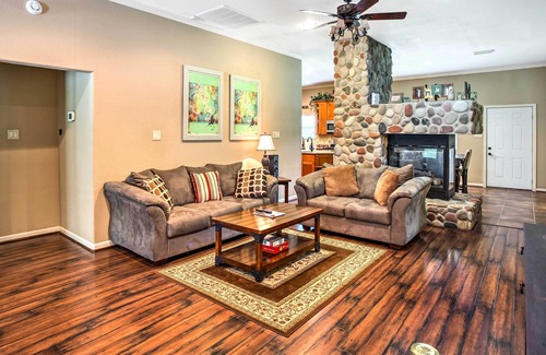 Marshall House | Texas Vacation Rental w/Fireplace, Near Lakes