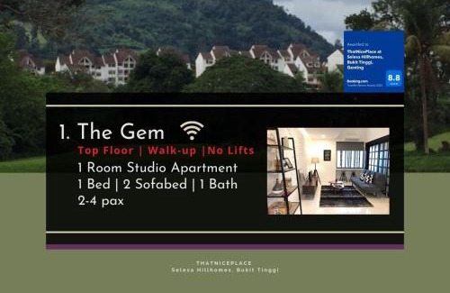 Bukit Tinggi Apartment | ThatNicePlace at Selesa Hillhomes, Bukit Tinggi, Genting