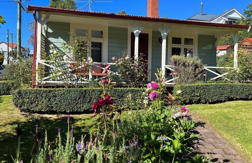 Dunedin Cottage | The Albion Cottage in beautiful colourful garden