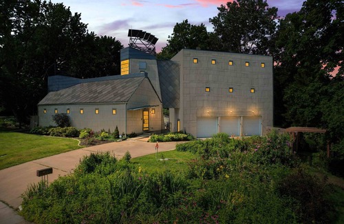 Lawrence House | The Architect’s Modern Castle with Heated Pool and Expansive Private Patio