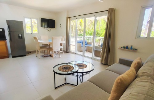 Cabarete Condo | The Beach is my Happy Place - Beachfront Condo with AC and Oceanview