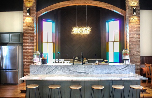 New Century Apartment | The Black Thistle a historical church in downtown Tonganoxie!