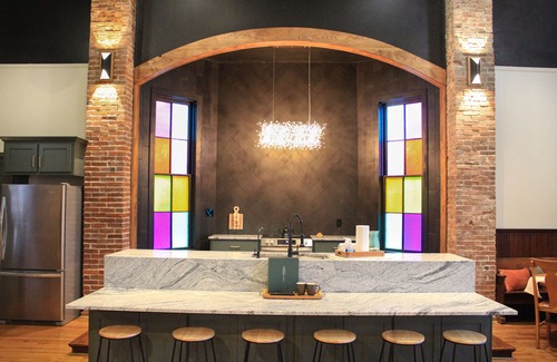 New Century Apartment | The Black Thistle a historical church in downtown Tonganoxie!