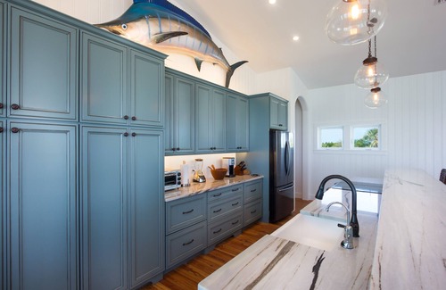 North Captiva House | The Blue Marlin - Beachfront Oasis with Private Beachside Pool & Boat Dock