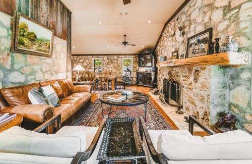 Blanco Cabin | The Camp Blanco by Lodgewell - Riverfront retreat 2 Homes, Bunk House, Game Room & more