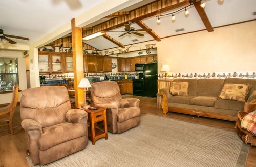 Jefferson House | The Camp on Caddo Lake with a Boat Ramp!