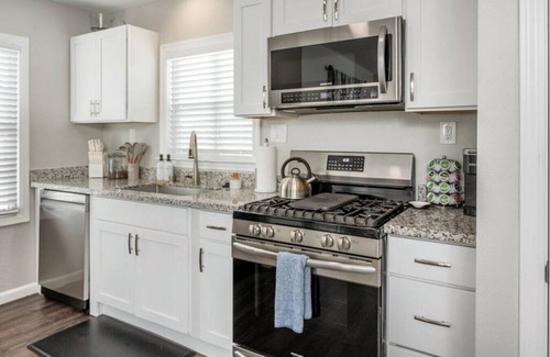 Concord House | The Concord Cozy · Remodeled Home w/King Bed, Bunk Bed, & Yard Games