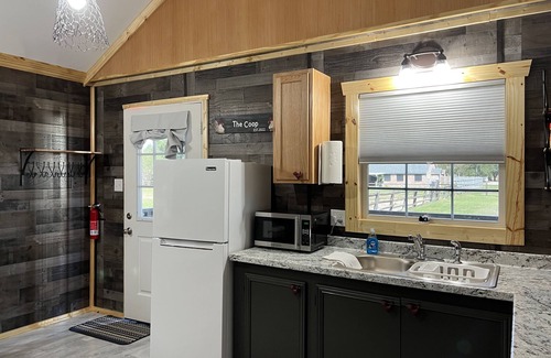 Scott Apartment | The Coop. A lil taste of country with horses and chickens.