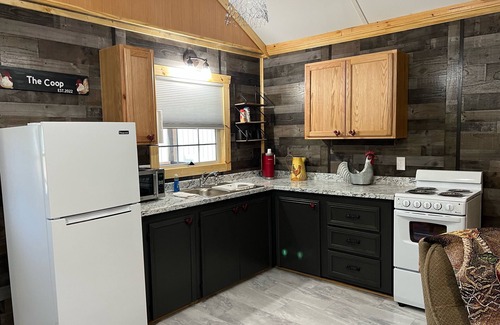 Scott Apartment | The Coop. A lil taste of country with horses and chickens.