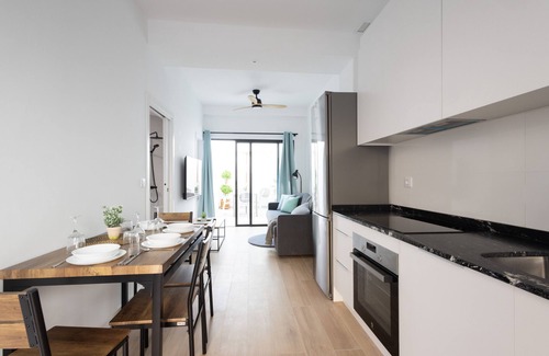 Jesus Apartment | The Cruz Cubierta Apartment 02 with Terrace by Florit Flats
