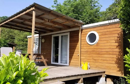 Le Buisson-de-Cadouin House | THE DOMAINE DE PECANY (La Noix de Pecan'y) * - Wooden Mobile Home - AIR CONDITIONED 4 to 6 people - 4 people. included in the price