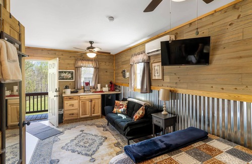 Moravian Falls Cabin | The Fire Cabin sets in the heart of the beautiful Moravian Falls
