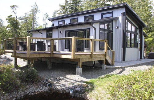 Tofino House | The Getaway, A contemporary home on private 2 acre waterfront property.