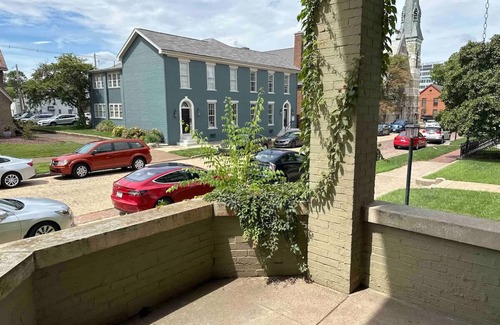 Evansville Apartment | The Harrison A/1BD/1BA Apt steps from Riverfront