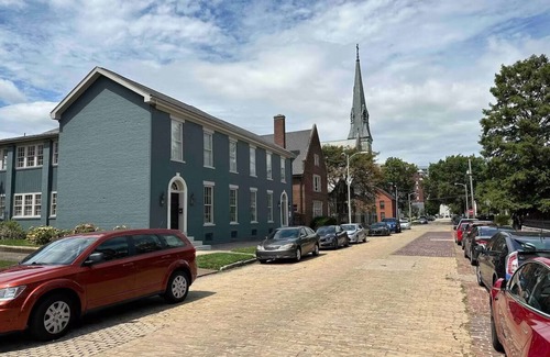Evansville Apartment | The Harrison A/1BD/1BA Apt steps from Riverfront