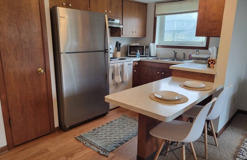 Rochester Apartment | The June /A one bedroom basement apartment, 3 mi to Mayo Clinic