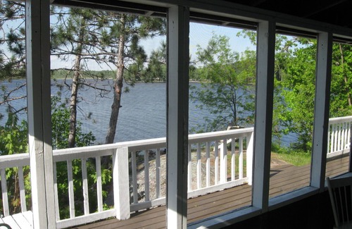 Nipissing Cottage | The Lakehouse 3 bedroom private cottage with lakeside deck and dock on Nipissing