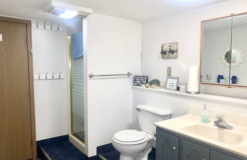 Sunrise Beach House | The Lazy Loft: Private dock, boat slip, ramp. And storage